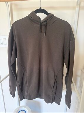 H&M Men's Dark Brown Pullover Hoodie